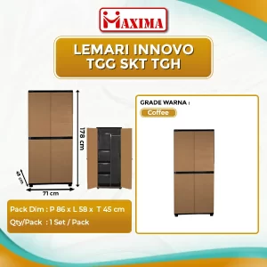 Lemari Innovo Tinggi Sekat Tengah