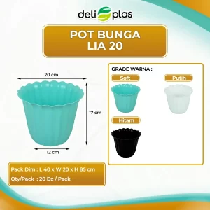 Pot Bunga Lia 20