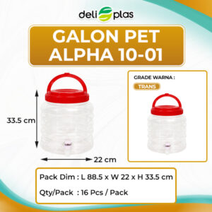 Galon PET Alpha 10-01
