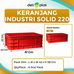 Keranjang Industri Solid 220 DN